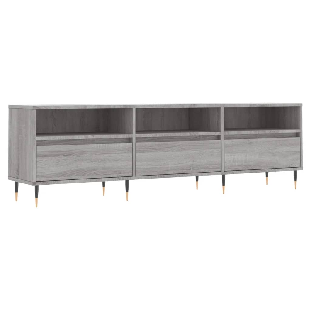 VidaXL Tv-meubel 150x30x44, 5 Cm Bewerkt Hout Grijs Sonoma Eikenkleurig