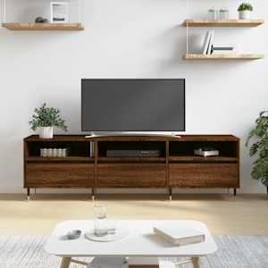 TV skříňka hnědý dub 150 x 30 x 44,5 cm kompozitní dřevo - obrázek 1