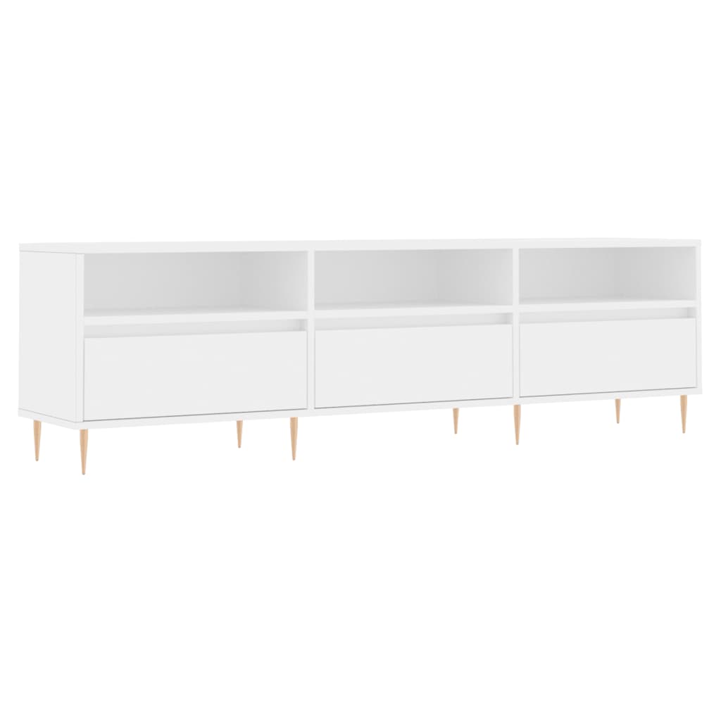 E-shop vidaXL TV skrinka biela 150x30x44,5 cm kompozitné drevo