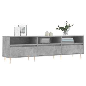 TV skříňka betonově šedá 150 x 30 x 44,5 cm kompozitní dřevo - obrázek 3