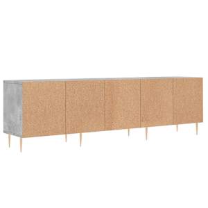 TV skříňka betonově šedá 150 x 30 x 44,5 cm kompozitní dřevo - obrázek 8
