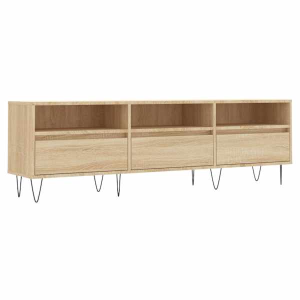 vidaXL telerikapp, Sonoma tamm, 150x30x44,5 cm, tehispuit