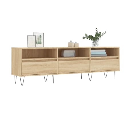 vidaXL Έπιπλο Τηλεόρασης Sonoma Δρυς 150x30x44,5 εκ. Επεξ. Ξύλο