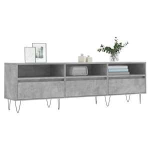 TV skříňka betonově šedá 150 x 30 x 44,5 cm kompozitní dřevo - obrázek 3