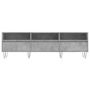 TV skříňka betonově šedá 150 x 30 x 44,5 cm kompozitní dřevo - obrázek 5