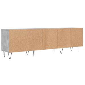 TV skříňka betonově šedá 150 x 30 x 44,5 cm kompozitní dřevo - obrázek 8