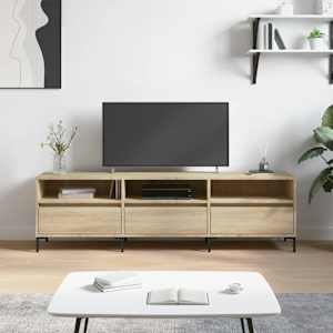 TV skříňka dub sonoma 150 x 30 x 44,5 cm kompozitní dřevo - obrázek 1