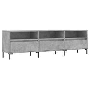 TV skříňka betonově šedá 150 x 30 x 44,5 cm kompozitní dřevo - obrázek 2