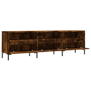 TV skříňka kouřový dub 150 x 30 x 44,5 cm kompozitní dřevo - obrázek 6