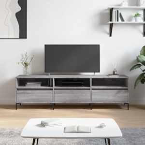 TV skříňka šedá sonoma 150 x 30 x 44,5 cm kompozitní dřevo - obrázek 1