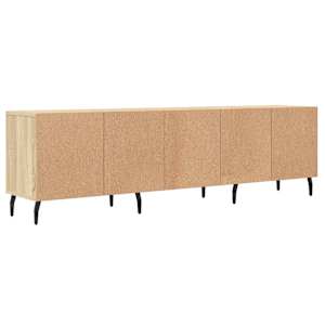 TV skříňka dub sonoma 150 x 30 x 44,5 cm kompozitní dřevo - obrázek 8