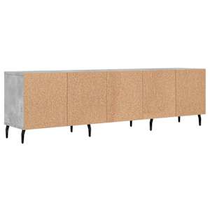TV skříňka betonově šedá 150 x 30 x 44,5 cm kompozitní dřevo - obrázek 8
