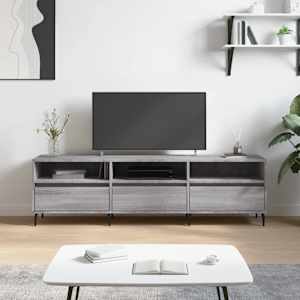 TV skříňka šedá sonoma 150 x 30 x 44,5 cm kompozitní dřevo - obrázek 1