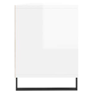 TV skříňka bílá vysoký lesk 150 x 30 x 44,5 cm kompozitní dřevo - obrázek 7