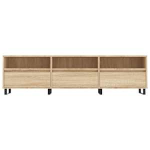 TV skříňka dub sonoma 150 x 30 x 44,5 cm kompozitní dřevo - obrázek 5