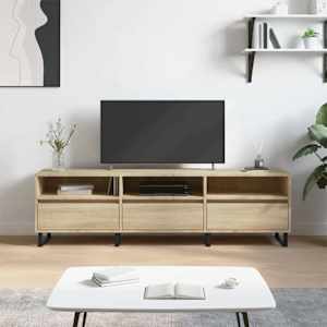 TV skříňka dub sonoma 150 x 30 x 44,5 cm kompozitní dřevo - obrázek 1