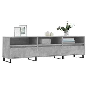 TV skříňka betonově šedá 150 x 30 x 44,5 cm kompozitní dřevo - obrázek 3