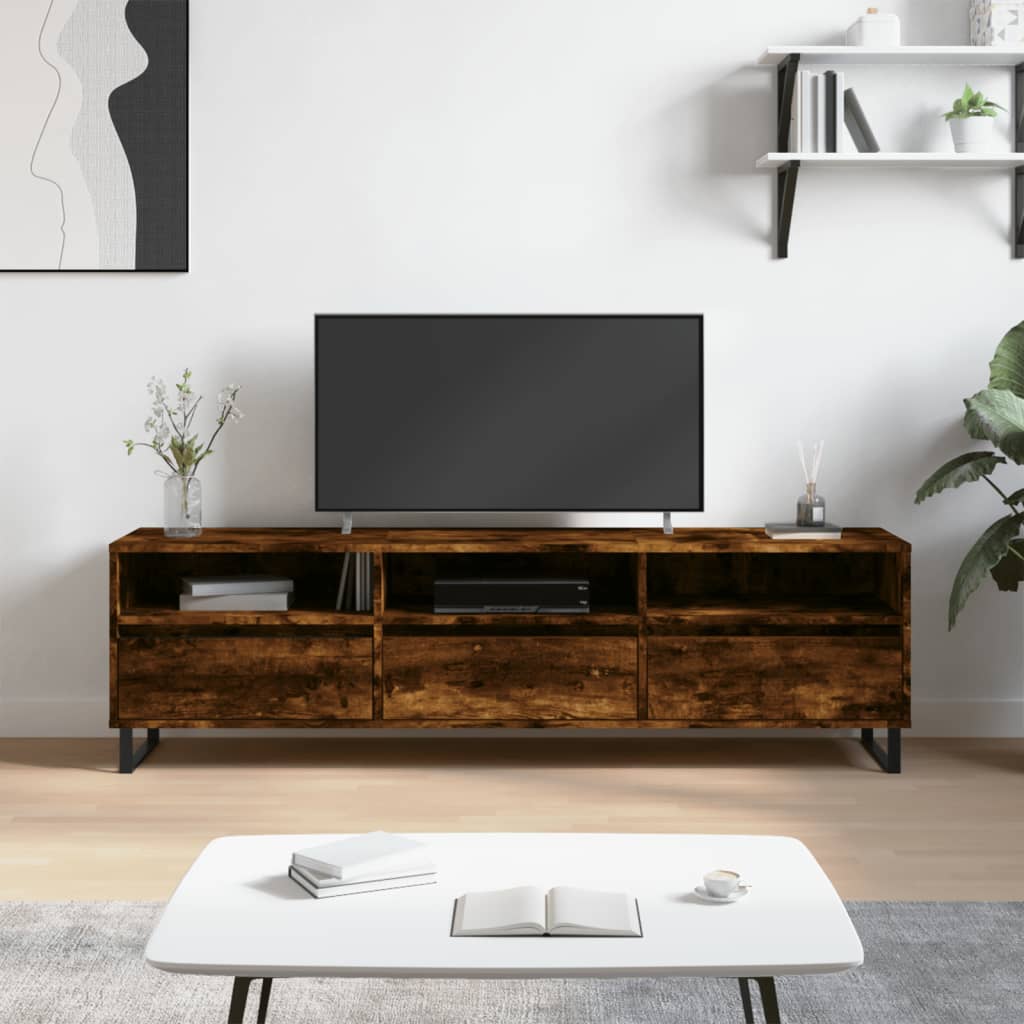 TV skříňka kouřový dub 150 x 30 x 44,5 cm kompozitní dřevo