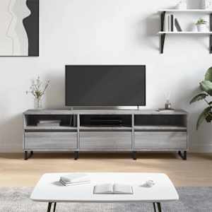 TV skříňka šedá sonoma 150 x 30 x 44,5 cm kompozitní dřevo - obrázek 1