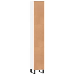 Koupelnová skříňka bílá 30 x 30 x 190 cm kompozitní dřevo - obrázek 8