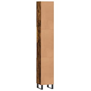 Koupelnová skříňka kouřový dub 30x30x190 cm kompozitní dřevo - obrázek 8