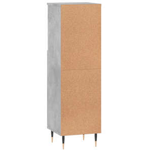 Koupelnová skříňka betonově šedá 30x30x100 cm kompozitní dřevo - obrázek 8