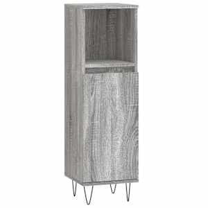 vidaXL vannitoakapp, hall Sonoma tamm, 30 x 30 x 100 cm, tehispuit