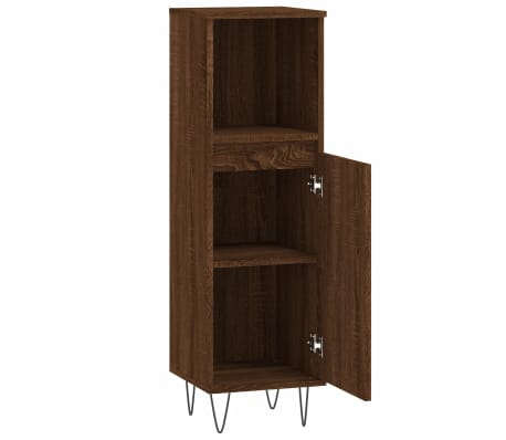 VidaXL Kaminumrandung Artisan-Eiche 90x30x90 Cm – Holzwerkstoff-Rahmen Für Elektrokamine, Max. 30 Kg Belastung