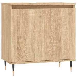 Koupelnová skříňka dub sonoma 58 x 33 x 60 cm kompozitní dřevo - obrázek 2