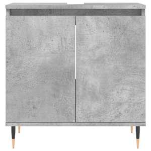 Koupelnová skříňka betonově šedá 58x33x60 cm kompozitní dřevo - obrázek 4