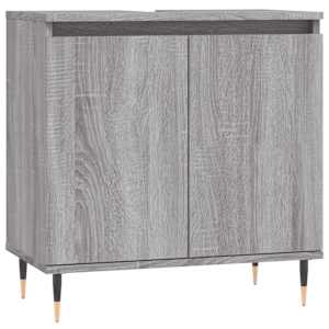 vidaXL vannitoakapp, hall Sonoma tamm, 58 x 33 x 60 cm, tehispuit