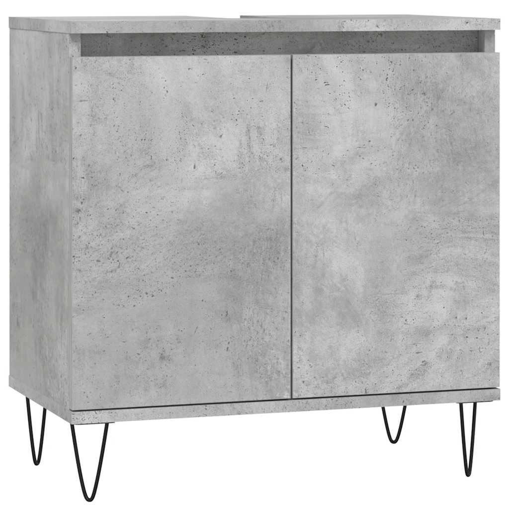 vidaXL Koupelnová skříňka betonově šedá 58x33x60 cm kompozitní dřevo