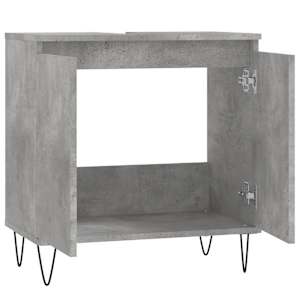 Koupelnová skříňka betonově šedá 58x33x60 cm kompozitní dřevo - obrázek 5
