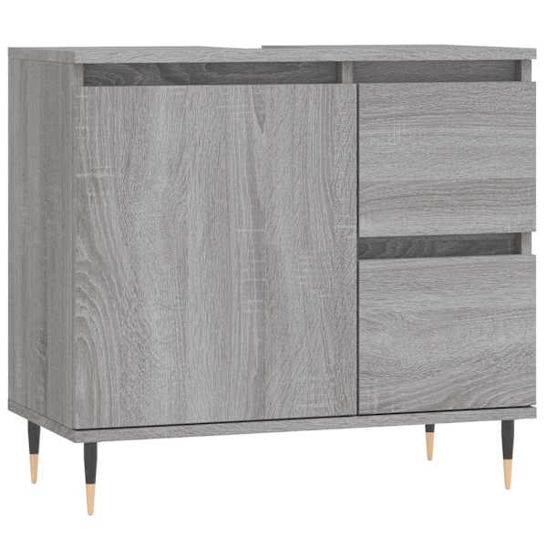 vidaXL vannitoakapp, hall Sonoma tamm, 65 x 33 x 60 cm, tehispuit
