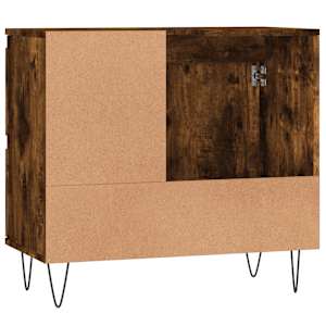 Koupelnová skříňka kouřový dub 65 x 33 x 60 cm kompozitní dřevo - obrázek 7