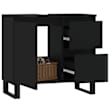 vidaXL Badkamerkast 25x26,5x170 cm bewerkt hout sonoma