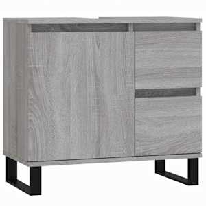 vidaXL vannitoakapp, hall Sonoma tamm, 65 x 33 x 60 cm, tehispuit