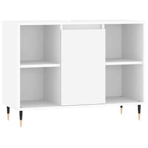 Koupelnová skříňka bílá 80 x 33 x 60 cm kompozitní dřevo - obrázek 2