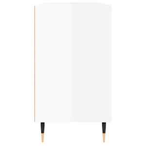 Koupelnová skříňka lesklá bílá 80 x 33 x 60 cm kompozitní dřevo - obrázek 7