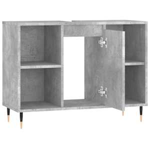 Koupelnová skříňka betonově šedá 80x33x60 cm kompozitní dřevo - obrázek 5