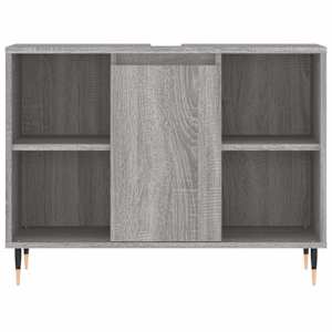 Koupelnová skříňka šedá sonoma 80 x 33 x 60 cm kompozitní dřevo - obrázek 6