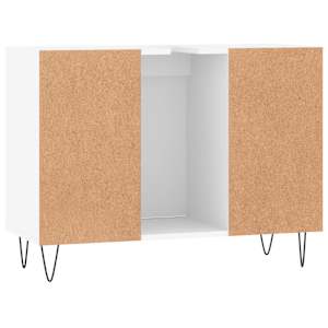 Koupelnová skříňka bílá 80 x 33 x 60 cm kompozitní dřevo - obrázek 8