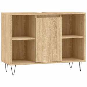 Koupelnová skříňka dub sonoma 80 x 33 x 60 cm kompozitní dřevo - obrázek 2