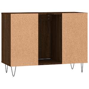 Koupelnová skříňka hnědý dub 80 x 33 x 60 cm kompozitní dřevo - obrázek 8