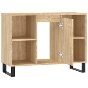 Koupelnová skříňka dub sonoma 80 x 33 x 60 cm kompozitní dřevo - obrázek 5