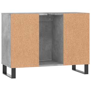 Koupelnová skříňka betonově šedá 80x33x60 cm kompozitní dřevo - obrázek 8