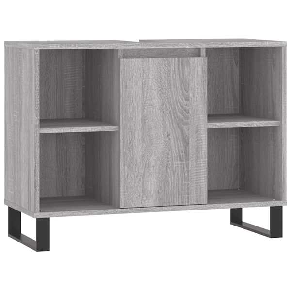 vidaXL vannitoakapp, hall Sonoma tamm, 80 x 33 x 60 cm, tehispuit