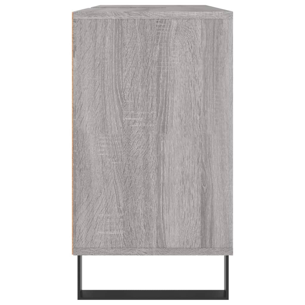 Kúpeľňová skrinka sivý dub sonoma 80x33x60 cm kompozitné drevo