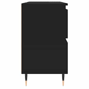 Koupelnová skříňka černá 80 x 33 x 60 cm kompozitní dřevo - obrázek 6