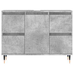 Koupelnová skříňka betonově šedá 80x33x60 cm kompozitní dřevo - obrázek 5